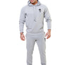 Mens Silver Slim Fit Hoodie